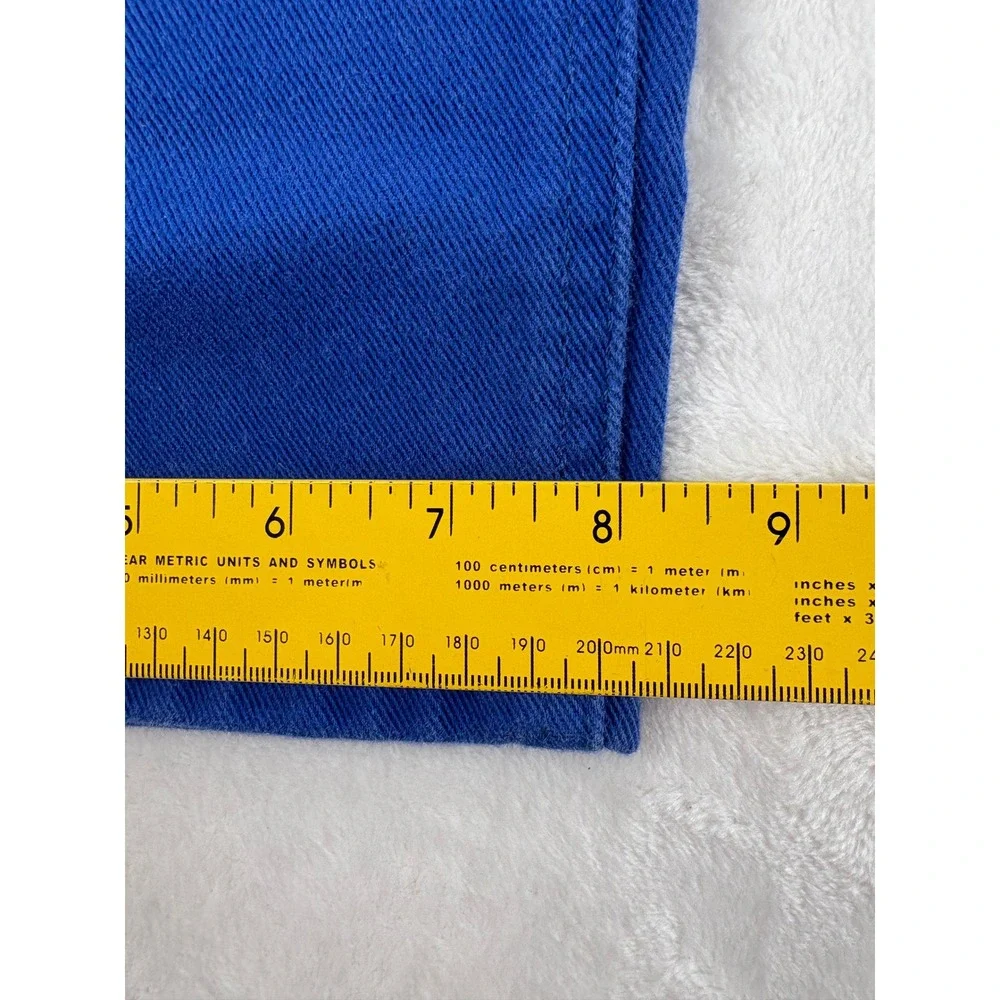 Levi's 541 Mens 33x32 Athletic Taper Jeans Royal Blue Twill Pants